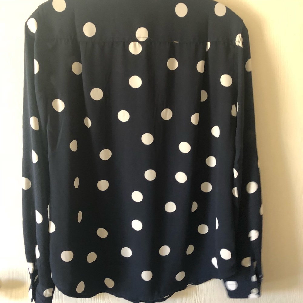 Polka-dot Utility Blouse - Picture 2 of 5